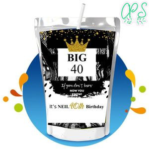 Biggie Capri Sun Labels Digital File Printable Instant Download