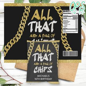 All That Hip Hop Chip Bag Digital File Instant Download