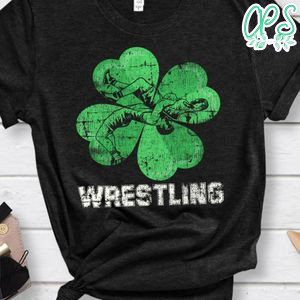 Irish American Flag Shamrock Wrestling St Patricks Day Gift Classic Unisex Shirt