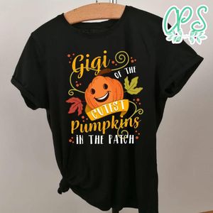 Halloween Gigi Of Cutest Pumpkins In The Patch T-Shirt
