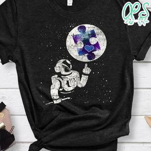 Autism Awareness Space Stars Astronaut Classic Unisex Shirt