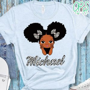 African American Baby Girl Custom Name Shirt
