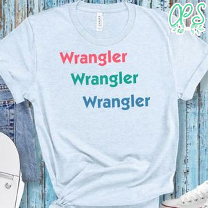 Wrangler Inspired Custom Text T-Shirt