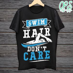 Swim Hair Don't Care Shirt SVG PNG files Printable Instant Download