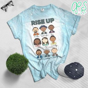 Hamilton Rise Up Girl Bleached T-Shirt