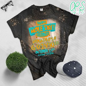 Happy mole day Bleached T-Shirt
