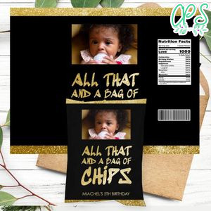 All That Hip Hop Photo Chip Bag Digital File Instant Download