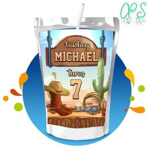 Western Capri Sun Labels Digital File Printable Instant Download