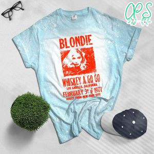 Blondie Debbie Harry Punk Rock Retro Vintage Bleached Shirt
