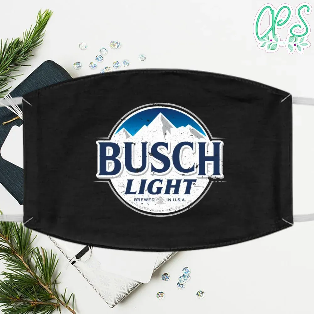 Busch Light Beer Washable Face Mask | CustomPartyShirts
