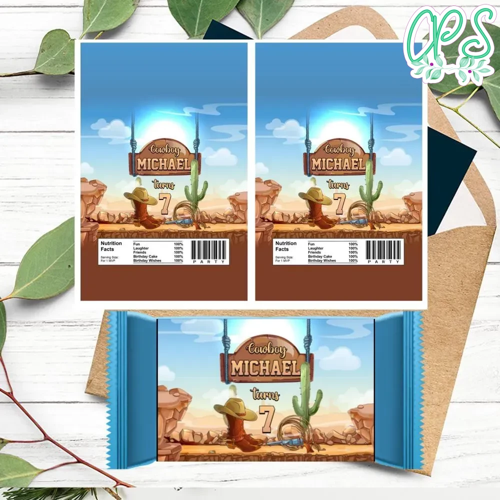 Western Rice Krispie Trea Digital File Printable Instant Do ...