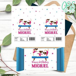 Gymnastics Rice Krispie Treat Digital File Printable Instant Download