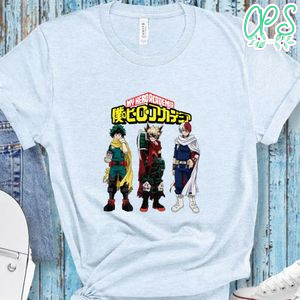 My Hero Academia Shirt, Shoto Todoroki Shirt, Bakugo Katsuki Shirt, Midoriya Izuku Shirt