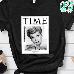 Lucille Ball Time The Weekly Newsmagazine Black Shirt