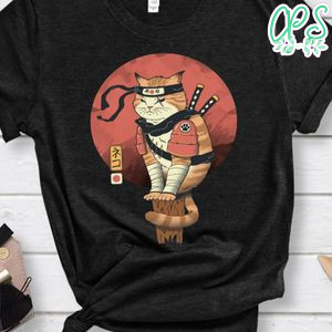 Japon Shinobi Cat Shirt