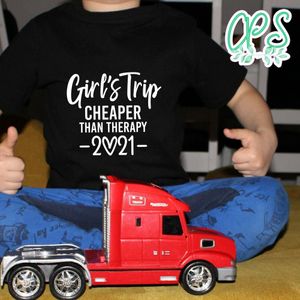 Girl's Trip Therapy 2021 Custom Color Shirt