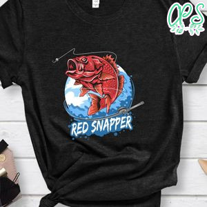 Angler Fish Red Snapper Fisherman Shirt