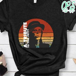 A Tribute To Tom Petty Retro Sunset Shirt