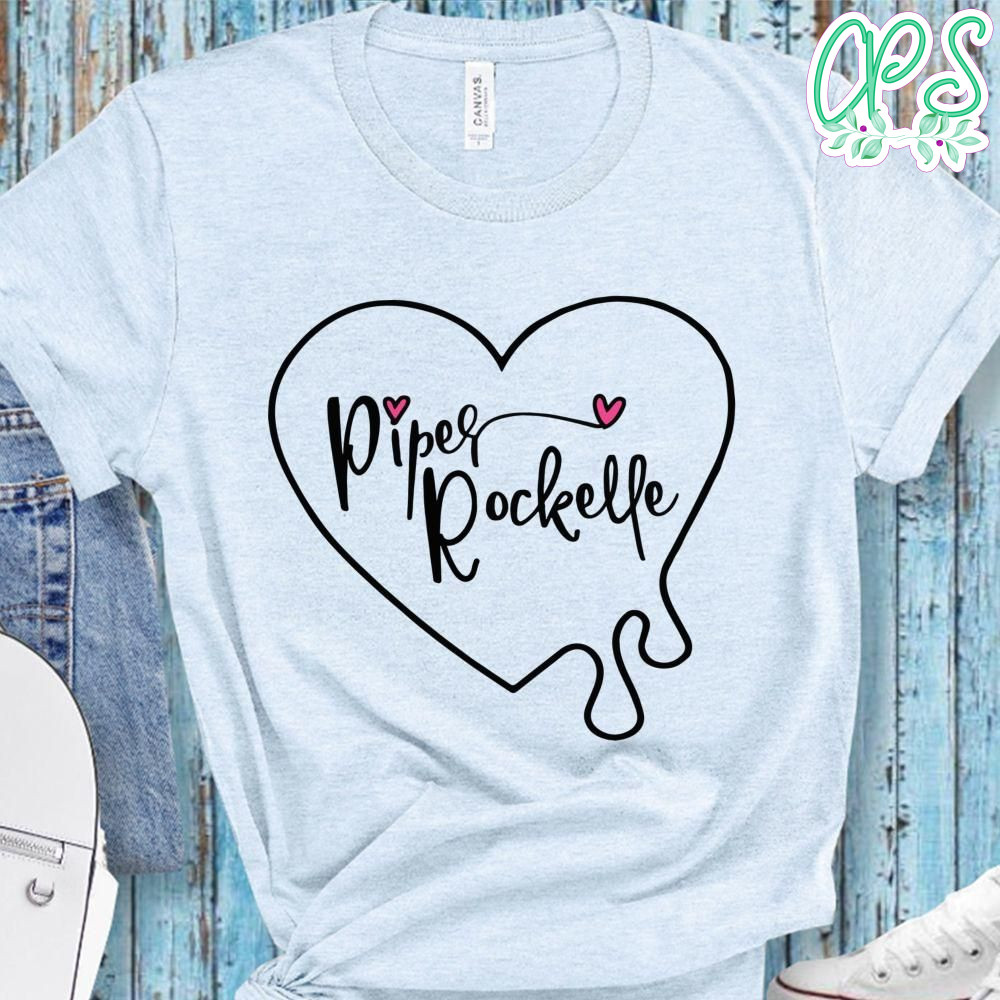 Piper Rockelle Heart Editable Shirt | CustomPartyShirts