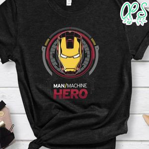 Man Machine Hero Iron Man Shirt