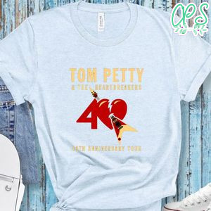 Tom Petty & The Heartbreakers 40th Anniversary Tour White Shirt