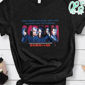 Scream Retro 90s Cult Horror Film Shirt