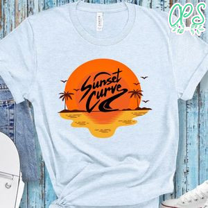 Beautiful Retro Sunset Curve Shirt