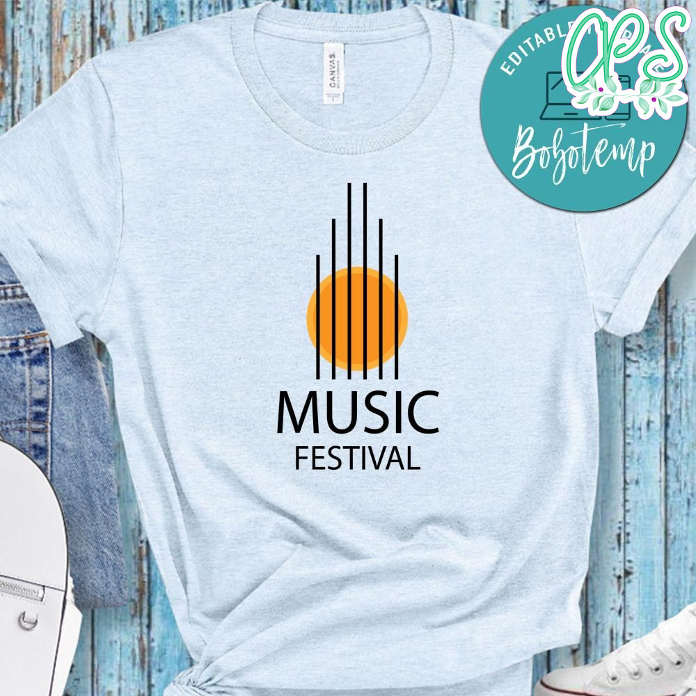 Music Festival Shirt CustomPartyShirts Studio