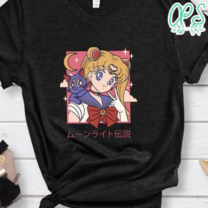 Sailor Moon With Cat Shirt