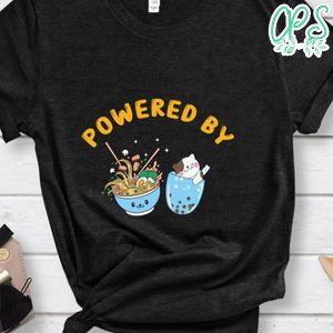 Powered By Ramen Cat Shirt