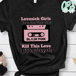 Blackpink Music List Music Cassette Shirt