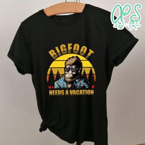 Bigfoot Vacation Sunset Shirt