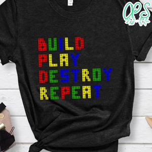Build Play Destroy Repeat Blocks PNG file template