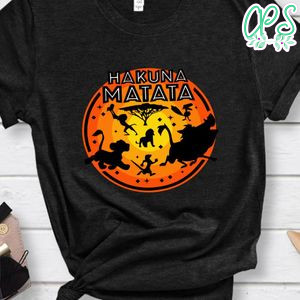 Lion King Sunset Hakuna Matata Shirt