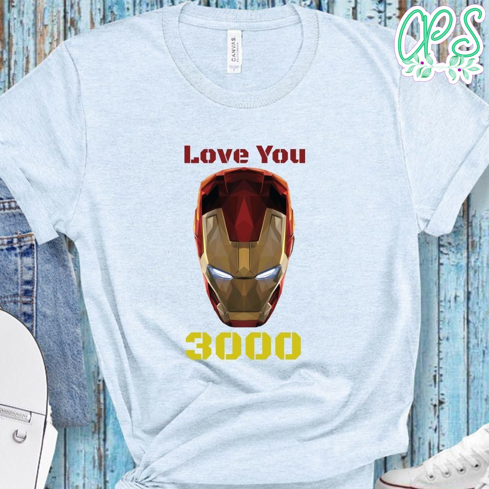 Love You 3000 Iron Man Shirt, Iron Man Gift Shirt