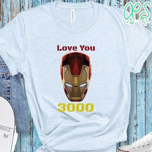 Love You 3000 Iron Man Shirt, Iron Man Gift Shirt