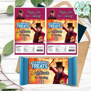 Wonka Rice Krispies Treats Template Printable Instant Download