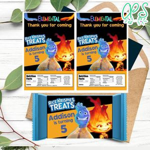 Elemental Pixar Rice Krispies Treats Template Printable Instant Download