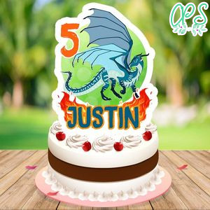 Wings of Fire Cake Topper Template Printable Instant Download