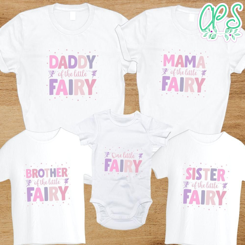 Fairy Family Birthday Party PNG file template