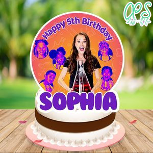 Emily's Wonder Lab Cake Topper Template Printable Instant Download