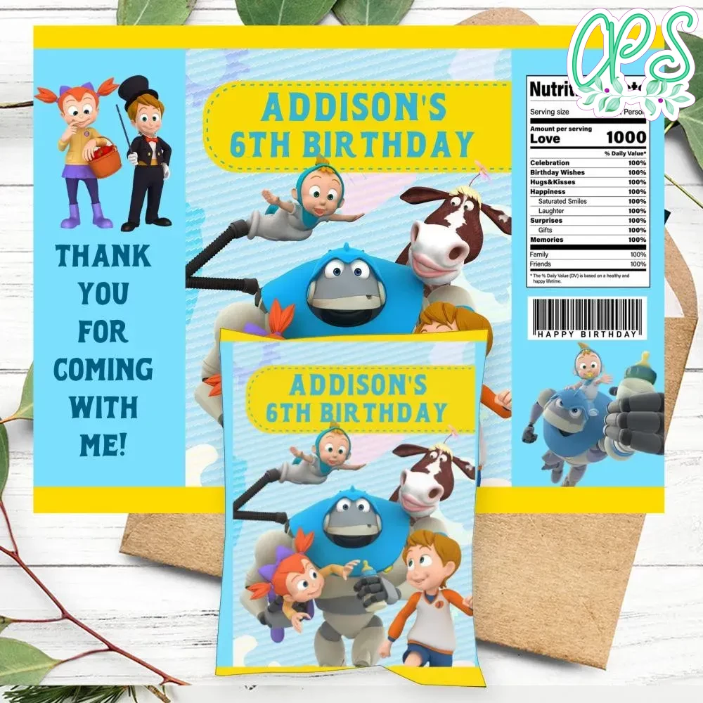 Arpo Birthday Party Chip Bag Digital File Printable | CustomPartyShirts