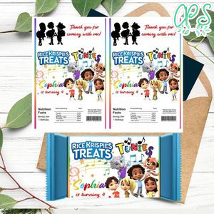Tunies Rice Krispies Treats Template Printable Instant Download