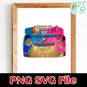 Free Throws or Pink Bows Customer request PNG file template