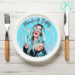 Karol G Birthday Plate Template Customizable To Print At Home Instant Download