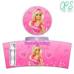 Barbie Cotton Candy Label Template To Print At Home Instant Download