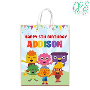 Noodle & Pals Gift Bag Label Template Printable Instant Download