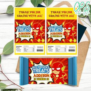 Flash baby Rice Krispies Treats Template Printable Instant Download