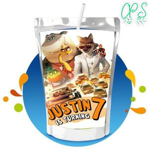 The Bad Guys Capri Sun Birthday Labels Digital File Printable Instant Download