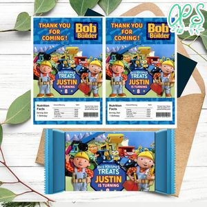 Bob The Builder Rice Krispies Treats Template Printable Instant Download